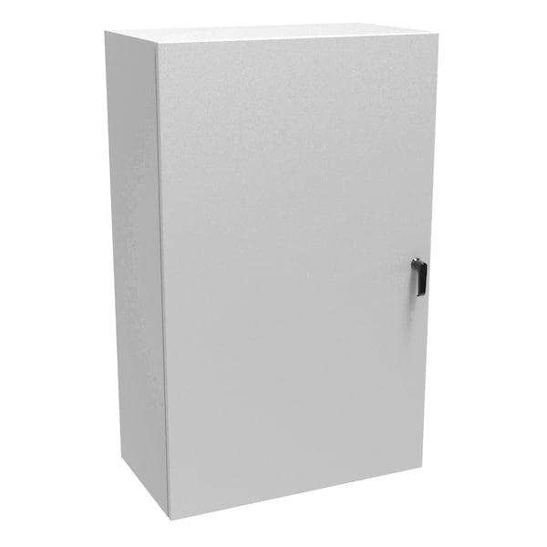Hammond 1/4 Turn Latch with Handle Electrical Enclosures, 48 in H, 16 in D, 30 in W, 3R, 12, 4, Steel EN4SD483016LG - main